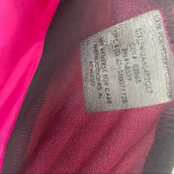 Speechless Hot Pink & Black Mesh Mini Hollow Cut Out Sides Dress Size S - Picture 9 of 9
